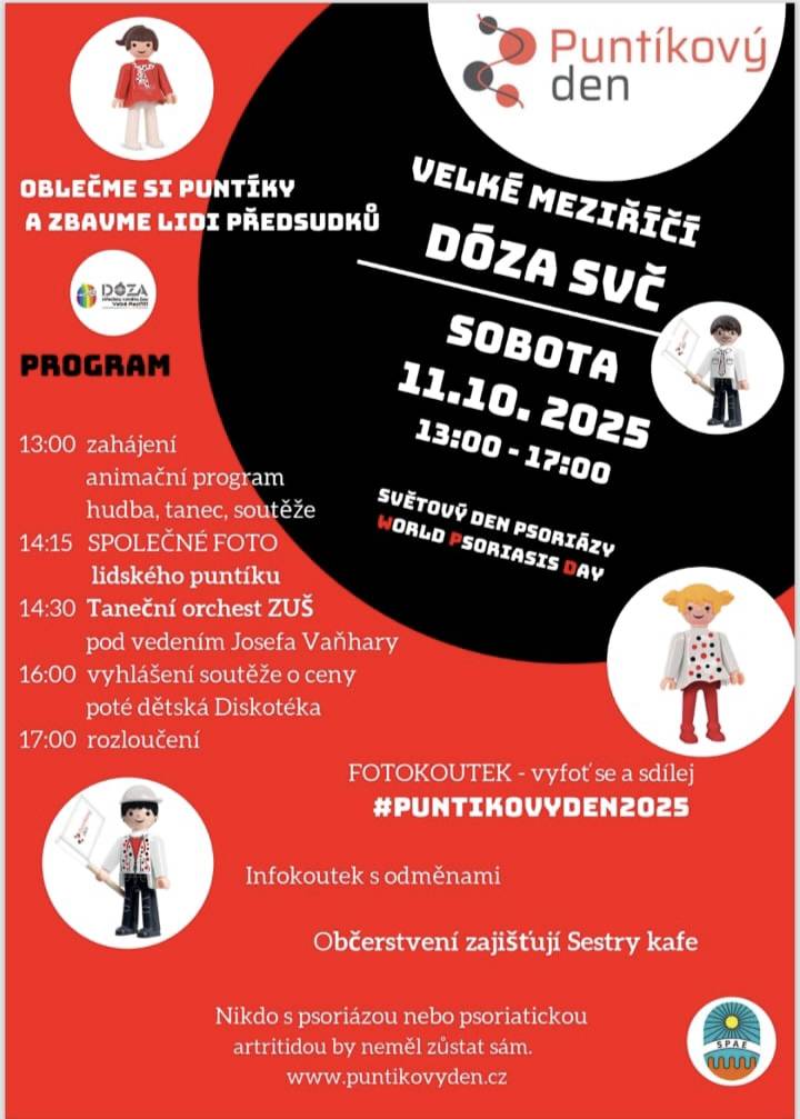 Puntíkový den 11.10 2025 - Velké Meziříčí