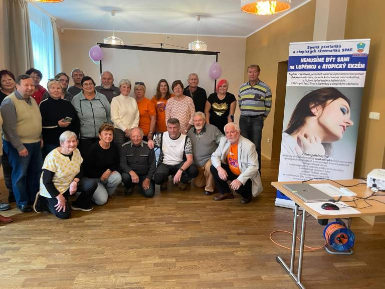 Setkání u příležitosti Světového dne psoriázy 2025 v lázních Lipová